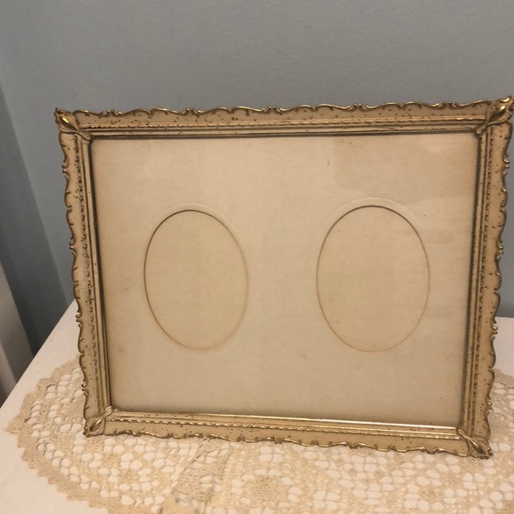 Accents Vintage Gold And White Picture Frame 9x11 Poshmark